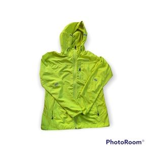 Avalanche Neon Yellow Windbreaker Jacket Sz. M